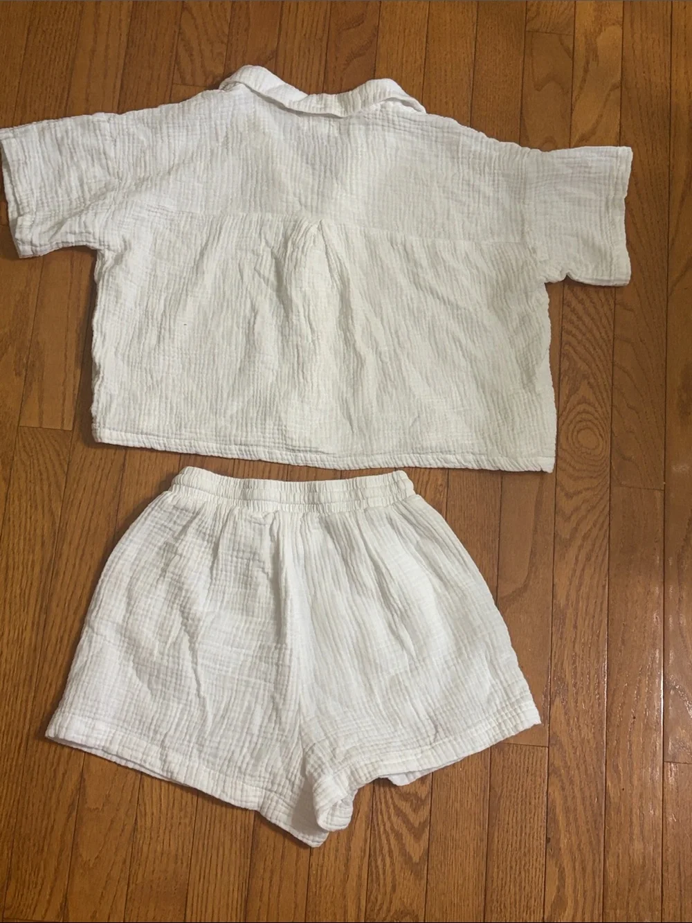Love Notes White Two-Piece Kids Matching Set
